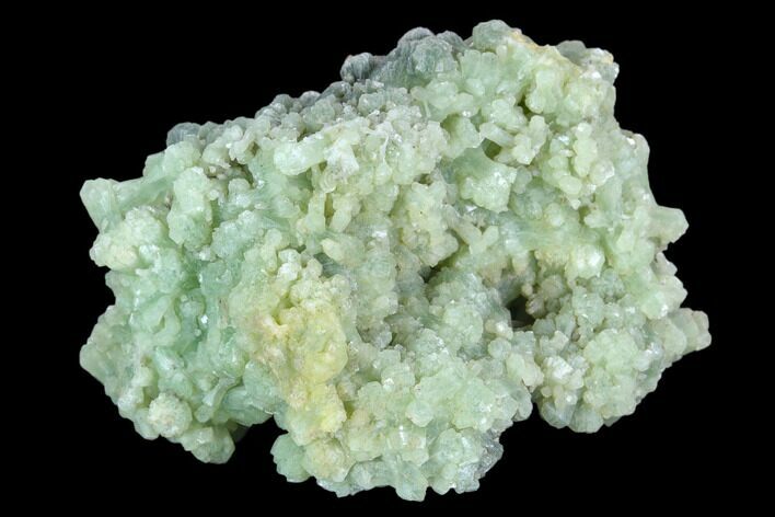 Green Prehnite Crystal Cluster - Morocco #127389